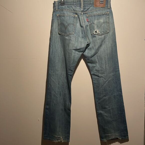 Levi’s- Vintage- The Original Jeans- Slim Straight 514-Distressed- Size W32 L32 - Picture 2 of 11